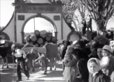 Cortejo de oferendas em Grijó