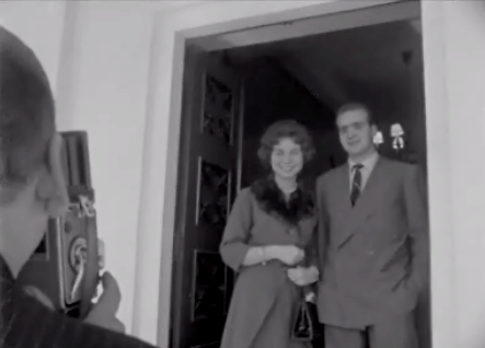 Visita de Rainha da Grécia Frederica ao Estoril