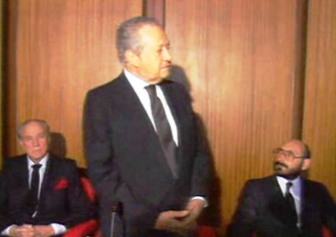 Mário Soares  visita Pavilhão de Congressos da AIP