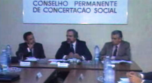 Reunião da Concertação Social para se debater o PDR