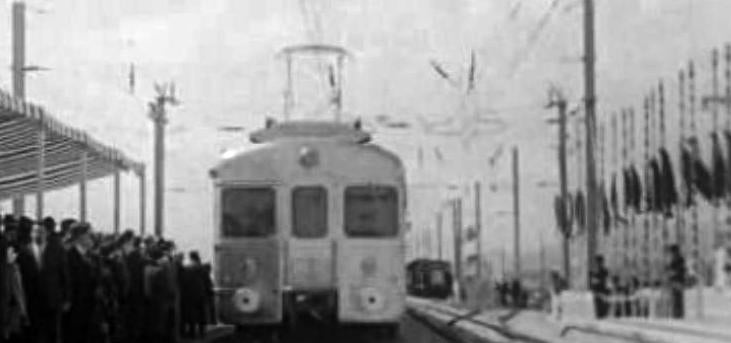 Inauguração do Comboio Eléctrico