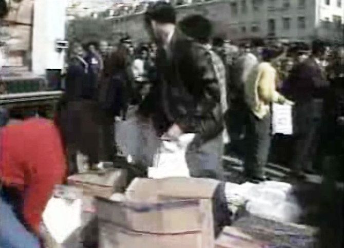 Distribuição gratuita de lulas