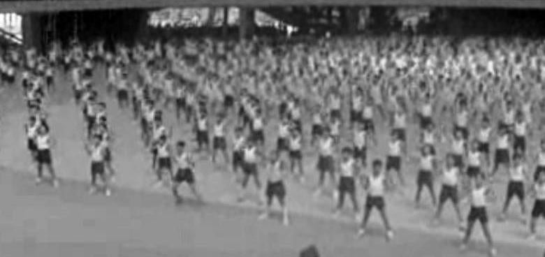 Festival de Ginástica no “Dia da Raça”