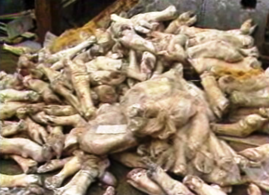 Carne estragada apreendida