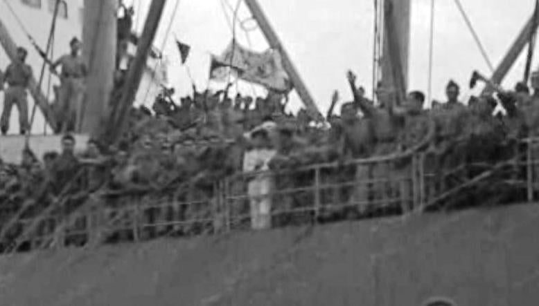 Chegada de Expedicionários Militares da Índia