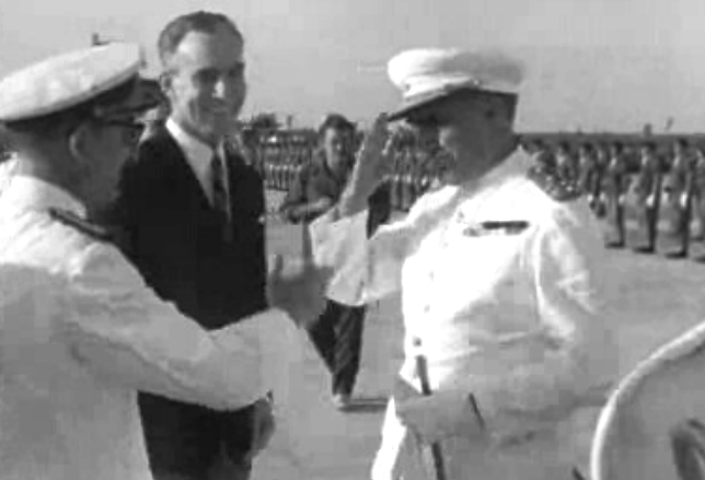 Chegada a Bissau do Brigadeiro António de Spínola, Governador-Geral da Guiné