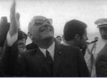 Marcelo Caetano parte para a Guiné