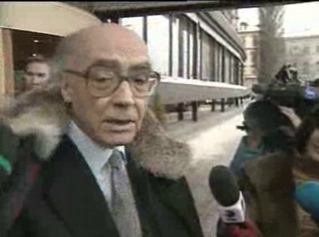 José Saramago irritado com jornalistas da SIC