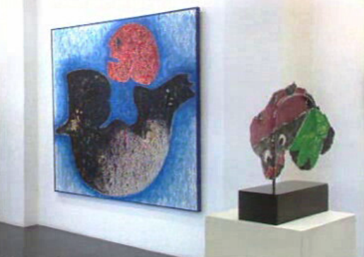 Exposição de obras de arte de artistas no Porto