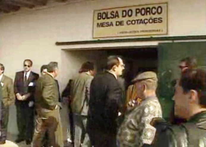 Bolsa e preço da carne de porco