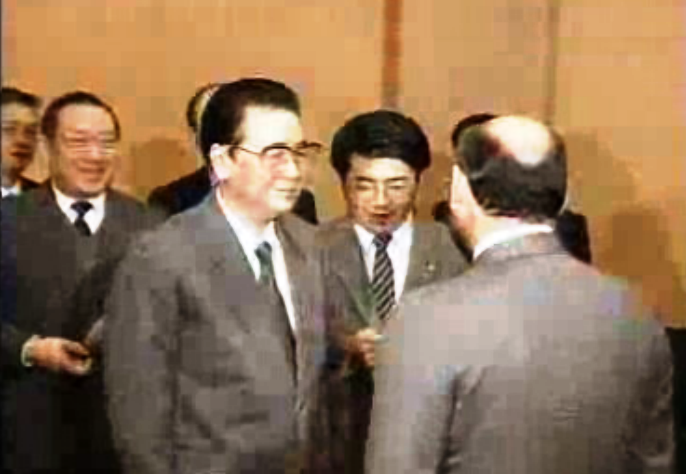 Li Peng, primeiro-ministro da China em Portugal