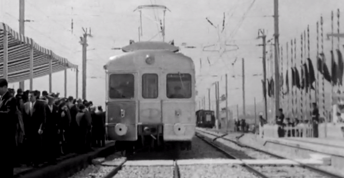 Inauguração do Comboio Eléctrico
