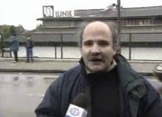 Protesto de trabalhadores do calçado