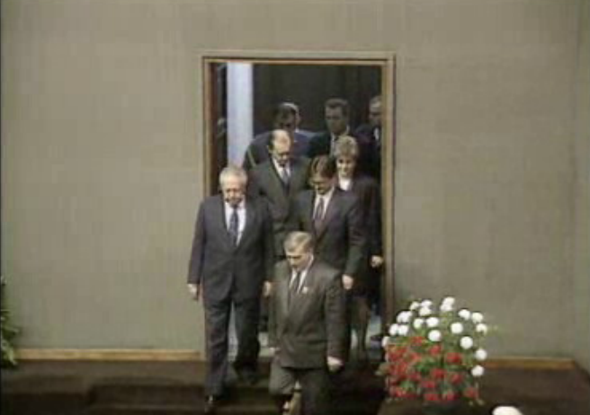 Visita de Mário Soares à Polónia