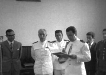 Tomada de posse do Comandante do Corpo de Polícia em São Tomé