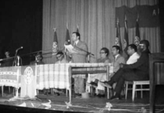 Sessão de campanha eleitoral de Martins Nunes