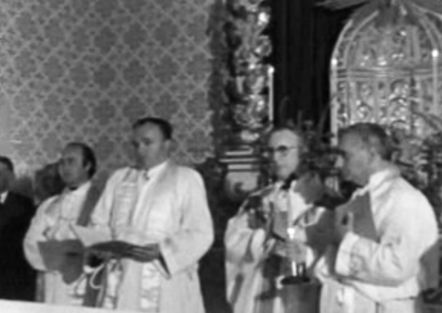 Celebração de missa em Soza