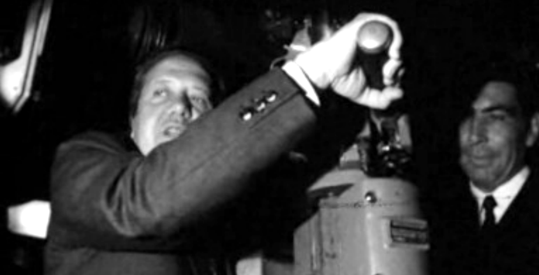 Mário Soares no submarino Delfim