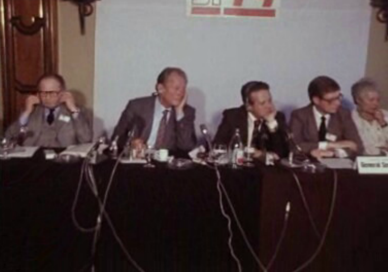 Conferência de imprensa da Internacional Socialista