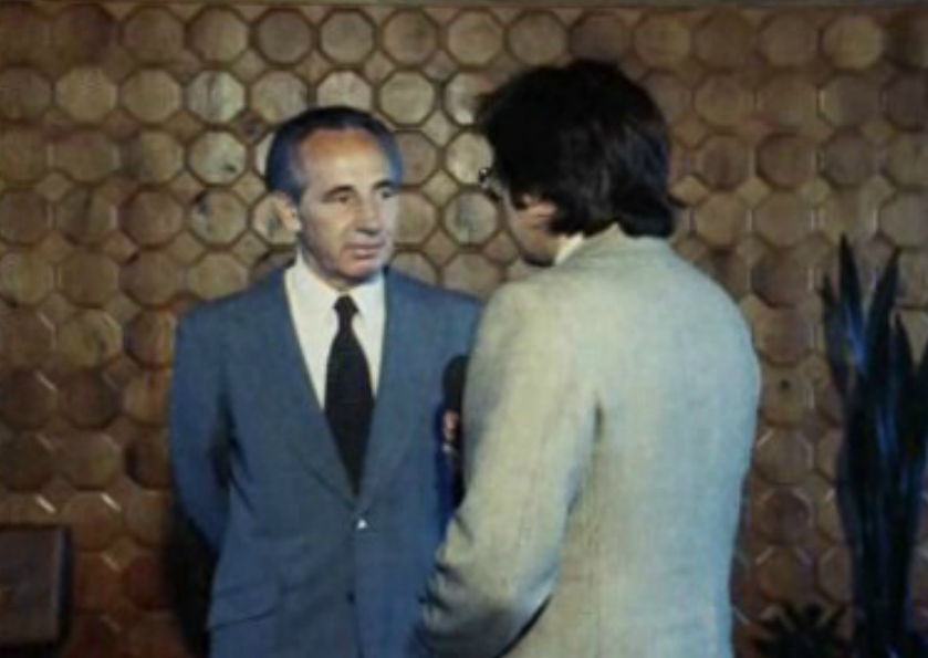 Declarações de Shimon Peres em Lisboa