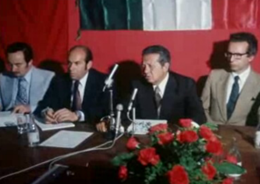 Conferência de imprensa de Mário Soares