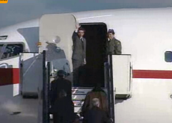 José Maria Aznar parte de Lisboa