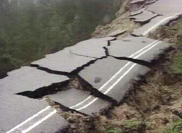 Derrocada de estrada em Pedrógão Grande