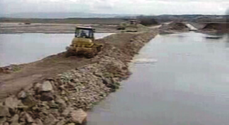 Reconstrução de diques no Mondego