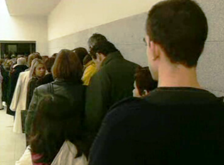 Museu de Serralves com grande número de visitantes