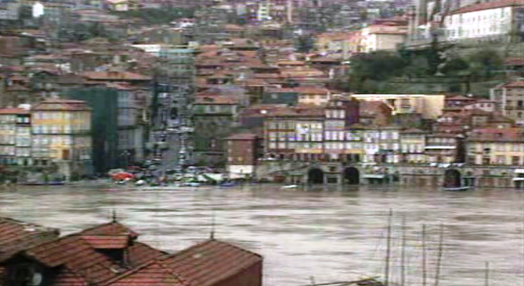 Cheias na Ribeira do Porto