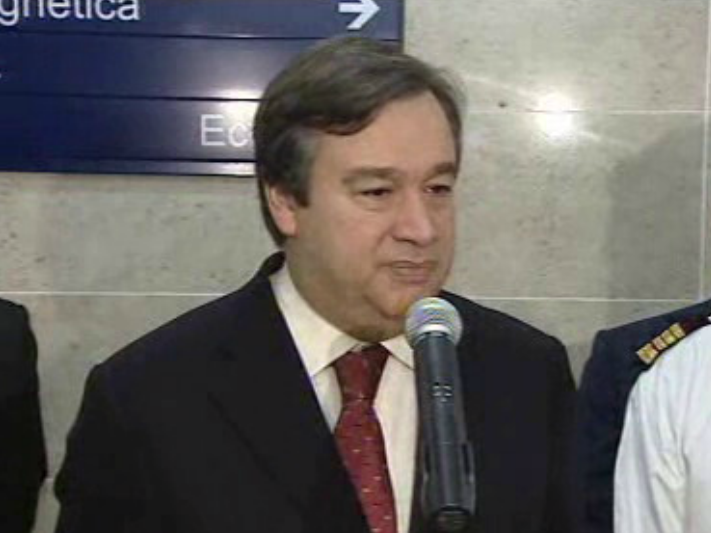 Visita de António Guterres ao Hospital Militar