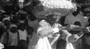 Exibição de folclore em São Tomé e Príncipe