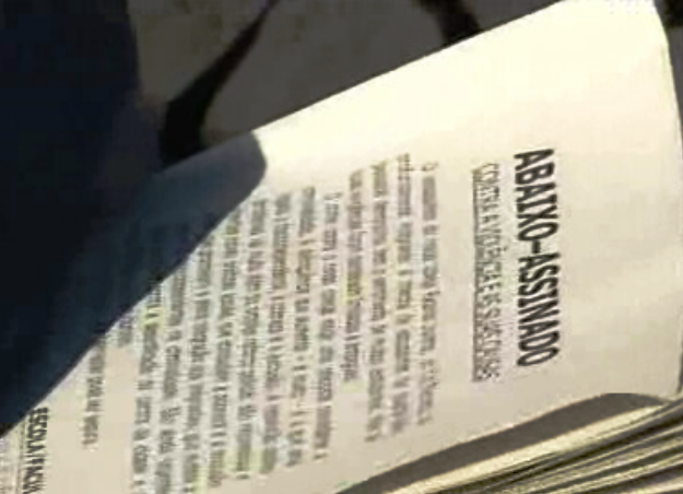 Abaixo-assinado contra a violência em Lisboa