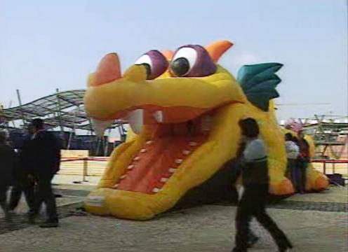 Festejos carnavalescos no parque nas Nações