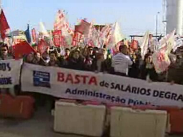 Manifestação da Frente Comum