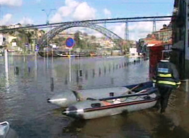 Inundações no Porto