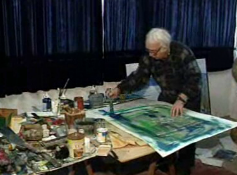 Entrevista e curta biografia do pintor Jaime Isidoro