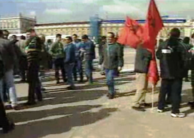 Manifestação contra a precariedade