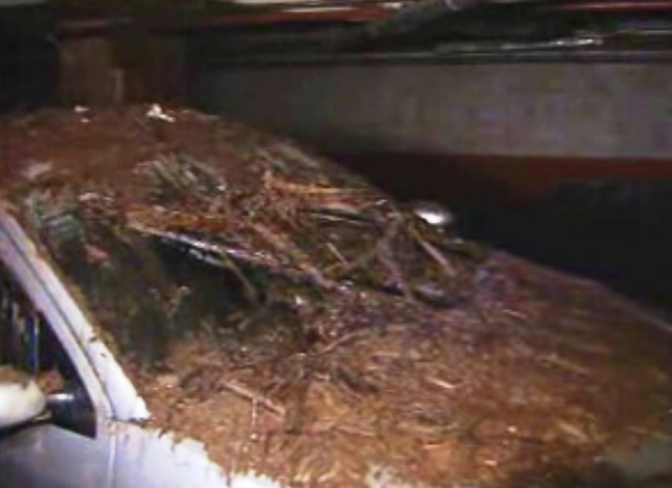 Inundações no centro comercial Anadia