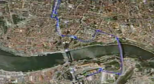 Percurso de Bento XVI no Porto