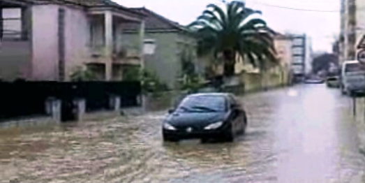 Tromba de água no Cacém