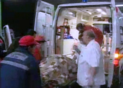 Vítimas no hospital de Viseu