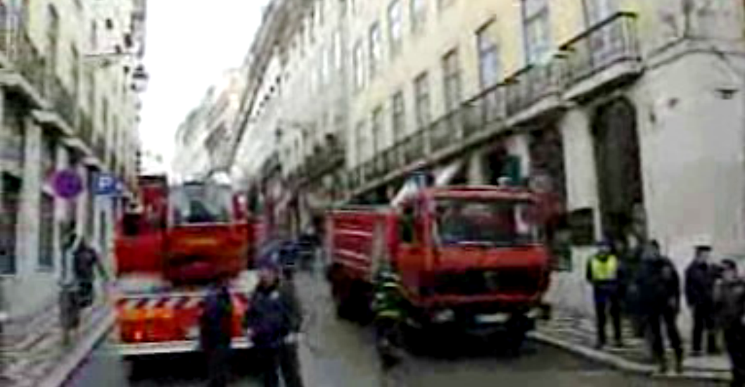 Incêndio na Baixa de Lisboa