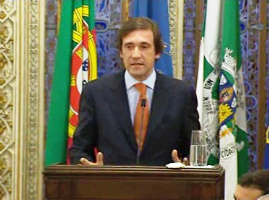 Passos Coelho na Associação Comercial do Porto