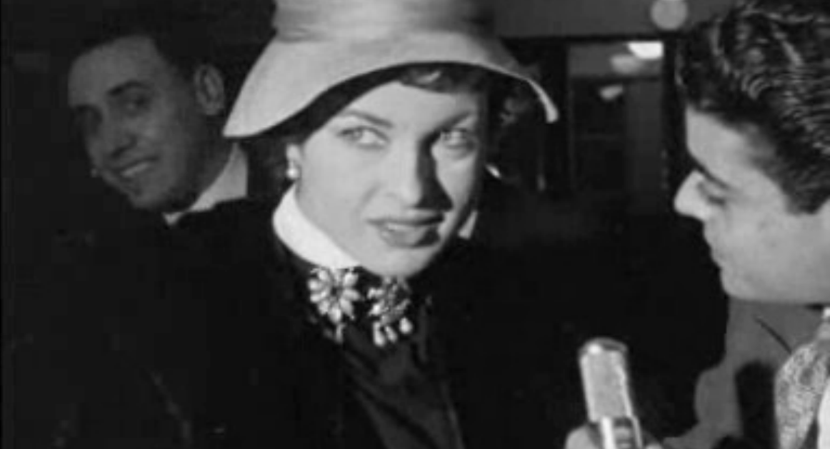 Chegada de Silvana Pampanini a Lisboa