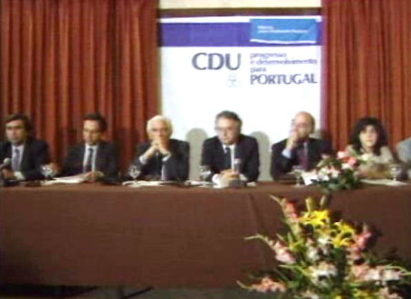 Apresentação dos candidatos da CDU
