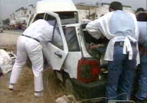 Simulação de acidente rodoviário