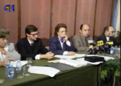 Declarações de Manuel Monteiro e João Soares