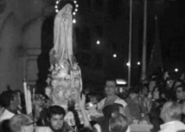 Procissão das velas no Bairro de Fátima no Rio de Janeiro