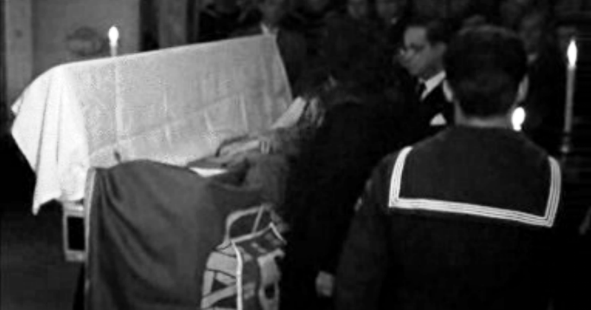 Velório de Gago Coutinho